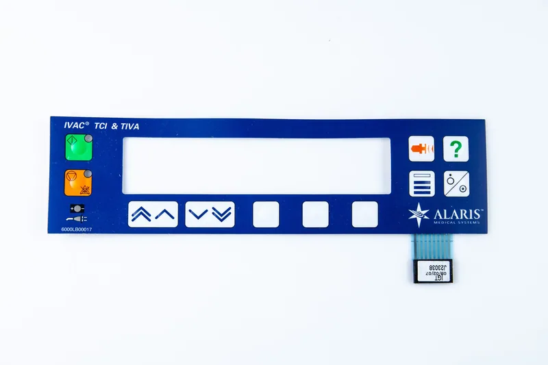 Alaris Medical Systems İnfüzyon Pompası Şırınga IVAC TCI TIVA Ön Panel Tuşu — 2. görsel | Medikal Parça Getir