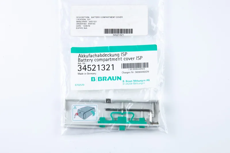 B. Braun 34521321 İnfüzyon Pompası Infusomat Space Kör Tapa Batarya — 2. görsel | Medikal Parça Getir
