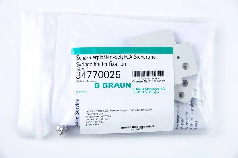 B. Braun 34770025 PSP İnfüzyon Pompası Şırınga Perfusor Space Menteşe — 2. görsel | Medikal Parça Getir