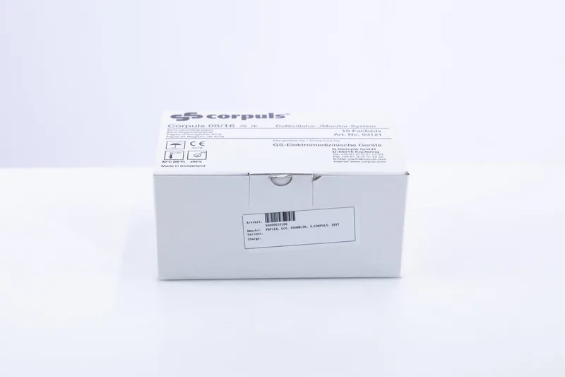 Corpuls 03121 Defibrilatör 08/16 10 fanfolds EKG Kağıdı — 5. görsel | Medikal Parça Getir