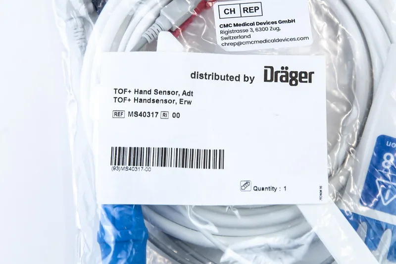 Drager MS40317 Ölçüm Yanıt Kas TOF ToFscan 3 m software 1.8+ El Sensörü — 5. görsel | Medikal Parça Getir