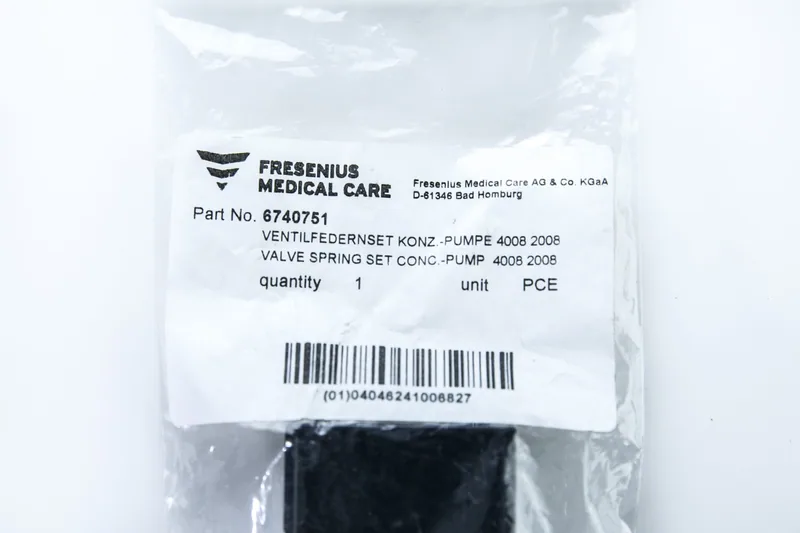 Fresenius 6740751 Diyaliz Yay Valf Kondens Pompası Cihaz Seti — 3. görsel | Medikal Parça Getir