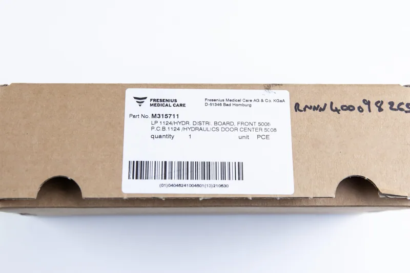 Fresenius M315711 Dağıtım Hidrolik 5008 Plakası — 3. görsel | Medikal Parça Getir