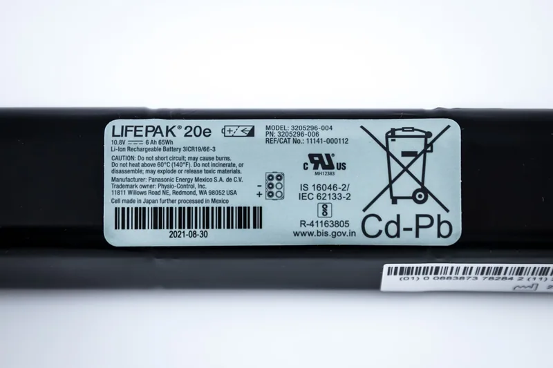 Medtronic PHYSIO-CONTROL 20e LIFEPAK İç Lityum İyon Aküsü — 5. görsel | Medikal Parça Getir