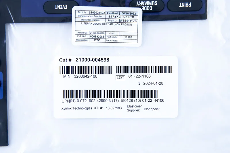 Medtronic PHYSIO-CONTROL LIFEPAK 20 Buttons Tuş — 3. görsel | Medikal Parça Getir