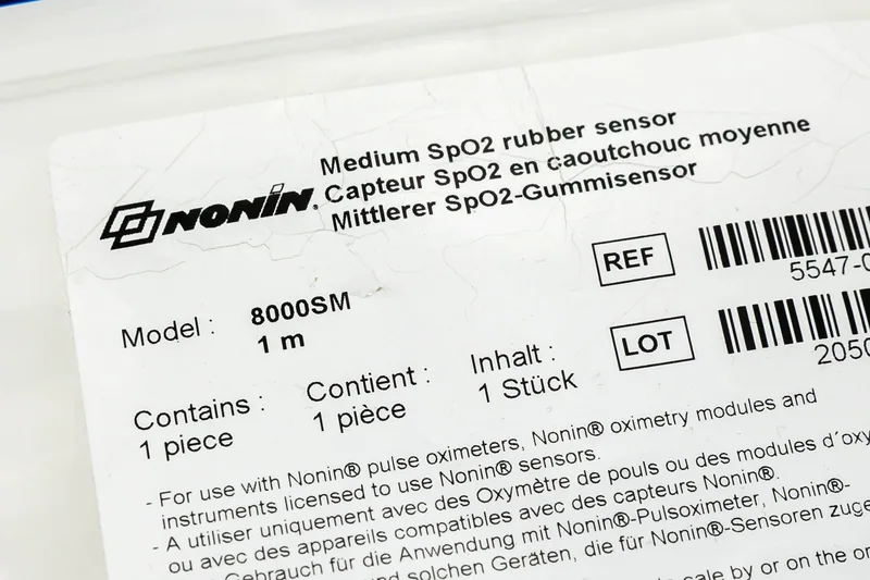 Nonin 8000SM SpO2 Satürasyon Sensörü Sensör — 5. görsel | Medikal Parça Getir