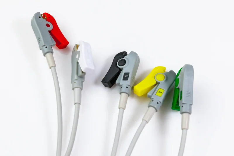 Philips 5 Kanallı EKG 12Pin IEC Ana Gövde Kablosu Klipsi — 2. görsel | Medikal Parça Getir