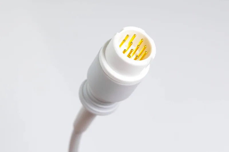Philips 5 Kanallı EKG 12Pin IEC Ana Gövde Kablosu Klipsi — 3. görsel | Medikal Parça Getir