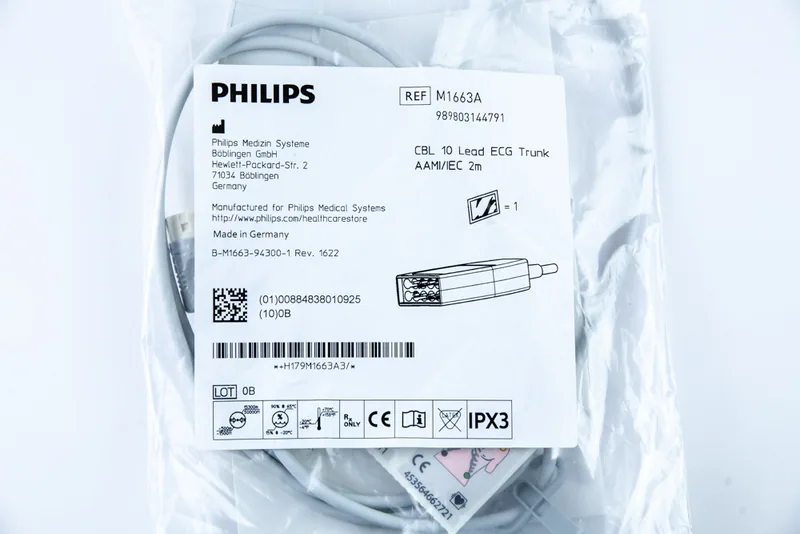Philips M1663A Bağlantı Kablosu EKG 10 Kanallı Kablosu — 5. görsel | Medikal Parça Getir