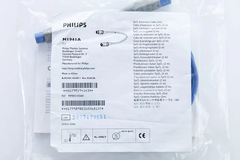 Philips M1941A Uzatma Kablosu SpO2 Adaptör — 5. görsel | Medikal Parça Getir