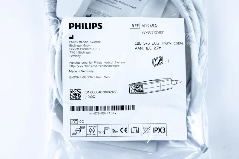 Philips M1949A Bağlantı Kablosu EKG 10 Kanallı Kablosu — 5. görsel | Medikal Parça Getir