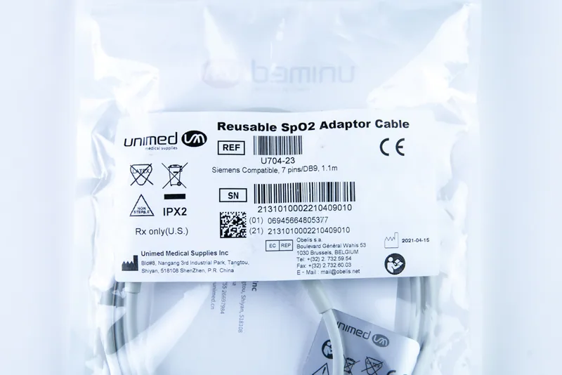 Siemens U704-23 Unimed Adaptör SpO2 Kablosu — 4. görsel | Medikal Parça Getir