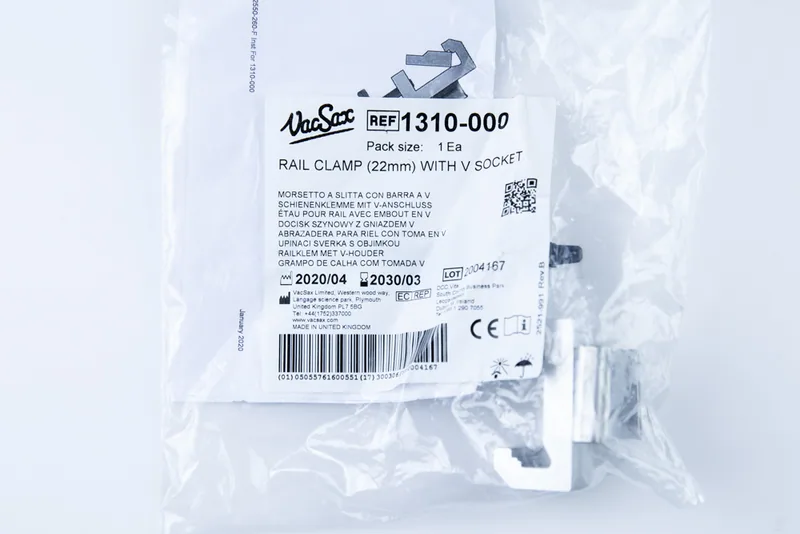 VacSax 1310-000 Tutucu Ray Klips V Kelepçesi — 3. görsel | Medikal Parça Getir